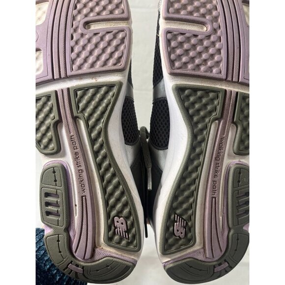 NEW BALANCE 665 ATHLETIC WALKING SHOES  WITH STRIKE PATH WOMEN'S  SIZE 9 GRAY - Picture 11 of 15